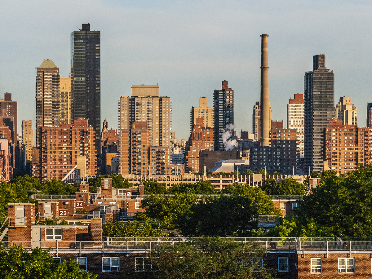 Astoria and Long Island City view of Upper east side of Manhattan
