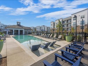 Exterior shot of SpringSide, a 226-unit community in Powder Springs, Ga.