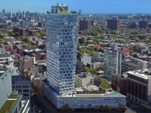 Aerial view of The Axel in Brooklyn, N.Y.