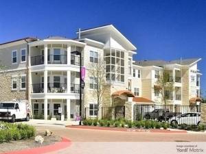 Exterior shot of Bridge at Arella Lakeline, a community in Cedar Park, Texas. Belveron acquired it in May.