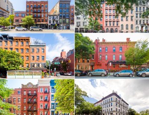 A montage of some of the properties in the New York City portfolio that was refinanced.