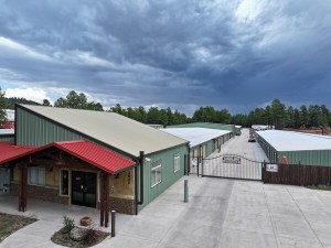 Exterior shot of Flagstaff Ranch, a 1,158-unit self storage facility in Flagstaff, Ariz.