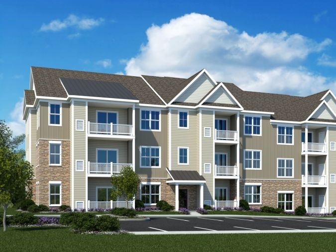 Exterior rendering of Mi-Place @ Downingtown in Downingtown, Penn.