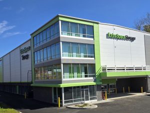 Exterior shot of Extra Space Storage's new self-storage facility in Brookfield, Conn.