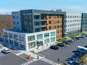 Exterior shot of The Halden in White Plains, N.Y.