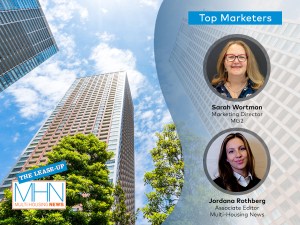 Sarah Wortman and Jordana Rothberg in MHN's November Top Marketers episode