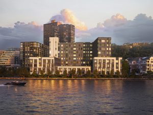 Rendering of Vista Pointe, a future 73-unit luxury condominium community in West New York, N.J.
