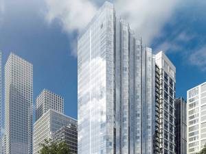 Rendering of The Greyson, a multifamily development in Jersey City, N.J.