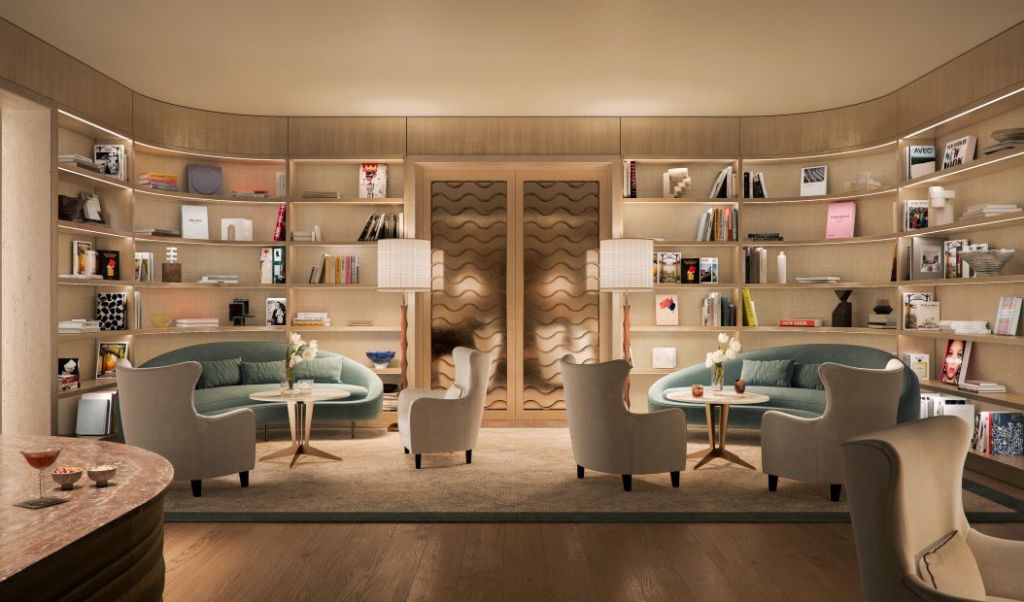 Reading area at Four Seasons Private Residences Coconut Grove