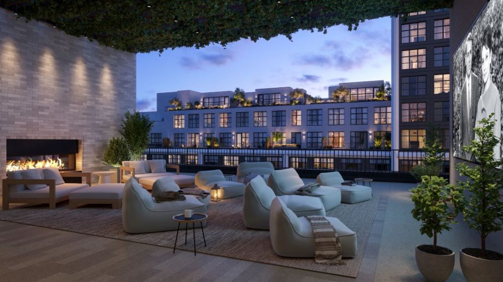 Outdoor cinema at Front & York