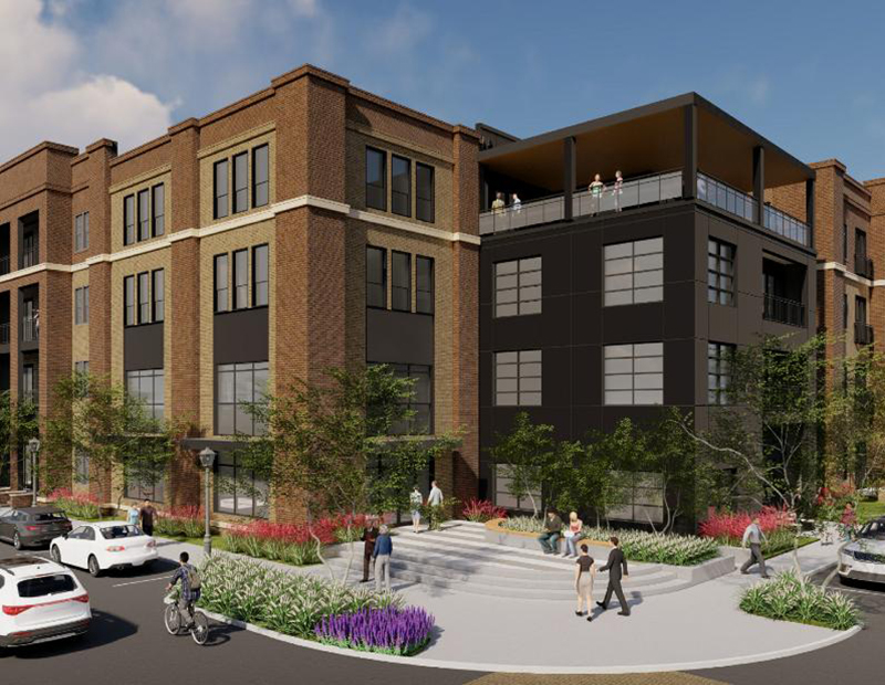 A rendering of the project set to be developed in Mansfield, Texas, in the Dallas-Fort Worth market.