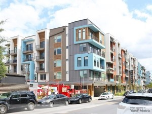 Exterior shot of Sentral East Austin 1614 in Austin, Texas.
