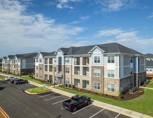A rendering of The ONE at Millington, a new 360-unit, garden-style multifamily development located in Millington, Tennessee.