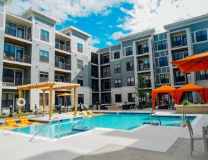 The pool at Mayfair Reserve in suburban Milwaukee