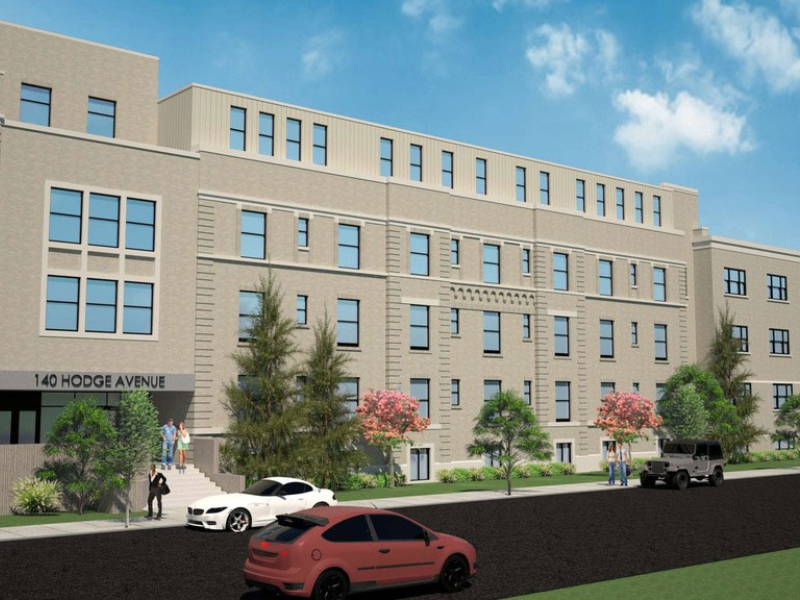 Rendering of Sinatra & Co. Real Estate's Barton Apartments in Buffalo, N.Y.