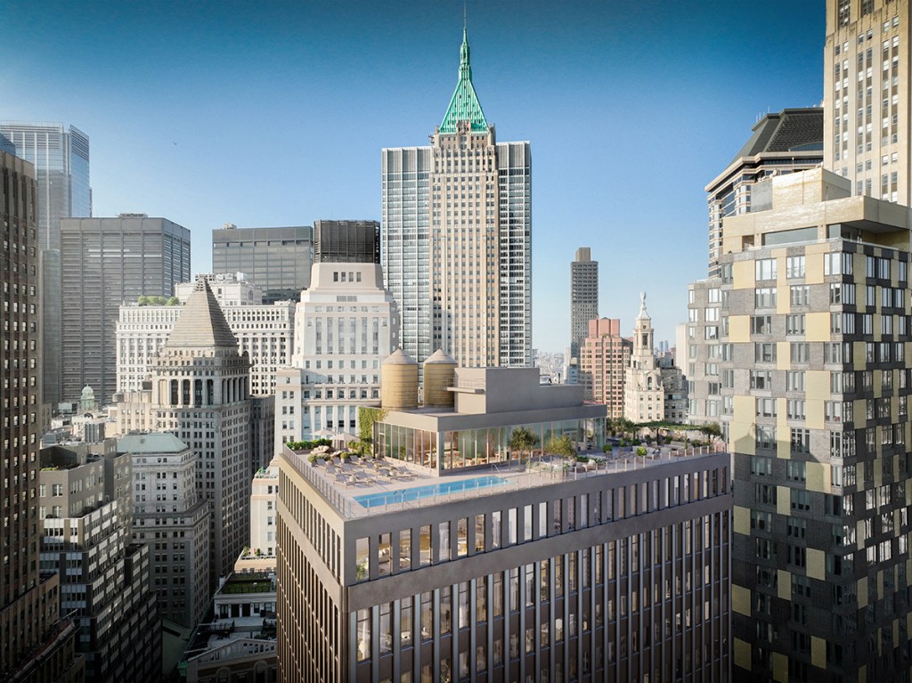 Many of 55 Broad Street’s apartments, including those at the top of the tower, will feature plenty of natural light and panoramic views. Image courtesy of Metro Loft