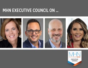 MHN Executive Council featuring images of Cook, Kavana, Love and Anderson