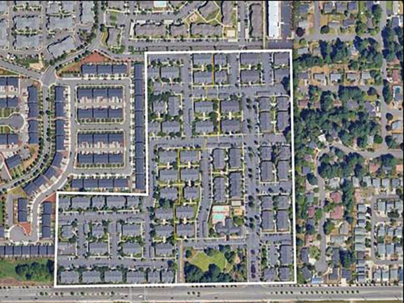 The Mission Hills Apartments in Vancouver, Wash.