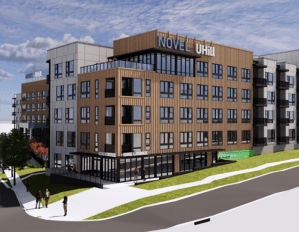 Novel Uhill, a planned multifamily property in Durham, N.C.