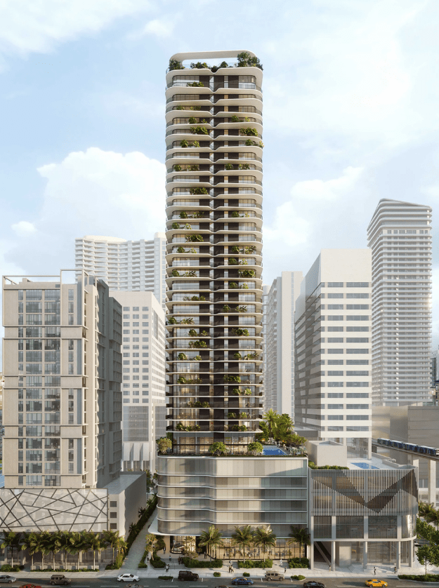 A rendering of Brickell Starlite in Miami.