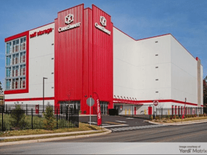 The self storage facility in Hillside, N.J., managed under the CubeSmart brand. The six-story property features 111,600 net rentable square feet.