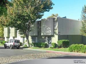Outside shot of one of Foxdale Village's 26 buildings. The affordable community is in San Jose, Calif.