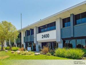 Exterior shot of the office property in Irvine that's set for affordable redevelopment.