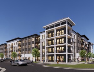 A rendering of District South in Greenville, S.C.