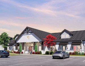 A rendering of clubhouse at Spectrum Indian Trail, a 320-unit upmarket apartment community by The Spectrum Cos. In suburban Charlotte.