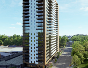 A rendering of Cosmo 440 in Newark, N.J.