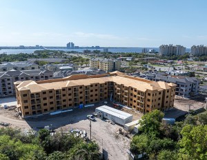 The topping off of The Winslow in North Fort Myers, Fla.