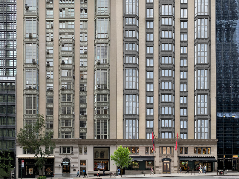 A rendering of the redeveloped 140 W. 57th Street, located in Midtown Manhattan.