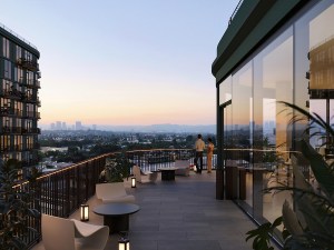 Habitat, a mixed-use project in Culver City, Calif., includes 260 multifamily units alongside a 253,000-square-foot office building.