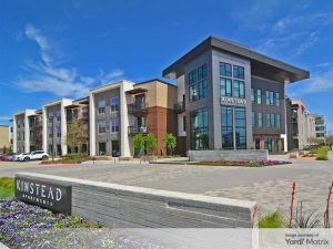 Exterior shot of Kinstead McKinney, a six-building community in McKnney, Texas.