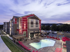 A photo of Champions Club. The community is Student Quarters' second asset located in Arkansas.