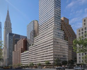 A rendering of the future conversion of Pfizer's headquarters.