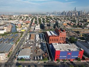 A photo of the development site of a new multifamily property in Gowanus