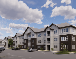 Rendering of Williams Ranch Vista future 375-unit community in Fort Bend County Texas.