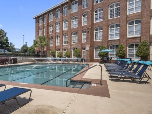 Exterior shot of Yugo Columbia Lofts, a student housing community in Columbia, S.C.