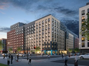 A rendering of 1709 Surf Ave., phase 3 of the Coney Island Affordable development.