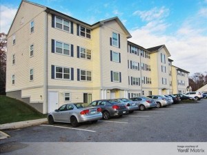 Exterior shot of Huntington Ride, a 100-unit community in Norwich, Conn.