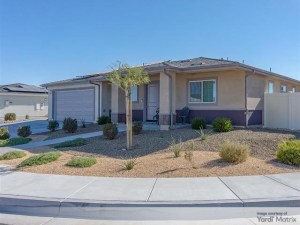 Exterior shot of one of Maison's Palmdale's homes. The affordable housing BTR community is in Palmdale, Calif.