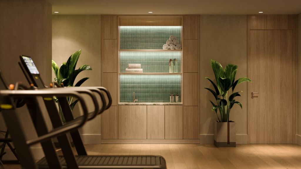 Fitness Center in VITA Passive House condominium