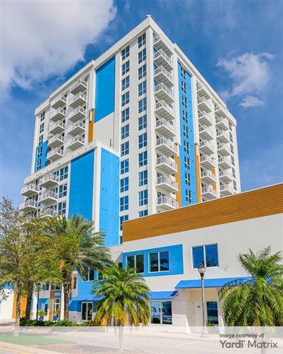 Outside shot of 1100 Apex in Clearwater, Fla.