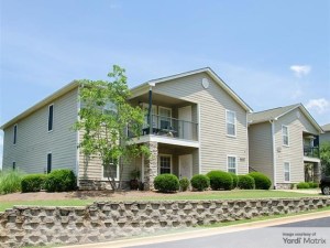 Exterior shot of 1322 North, a community in Auburn, Ala.