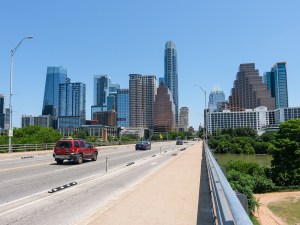 28 MAY 2025 - Austin, TX, USA - The modern Austin skyline under development with the building of many new appartment and office blocks