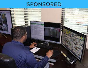 A photo of a VirtuGuard remote monitoring system in use.