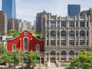 A photo of project's current development site, located in Manhattan's Chelsea neighborhood
