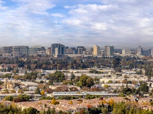 High quality aerial stock photos of downtown San Jose California.