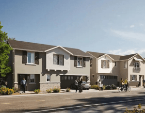 A rendering of Ironwood Homes at The Rosefield, located in Suburban Phoenix